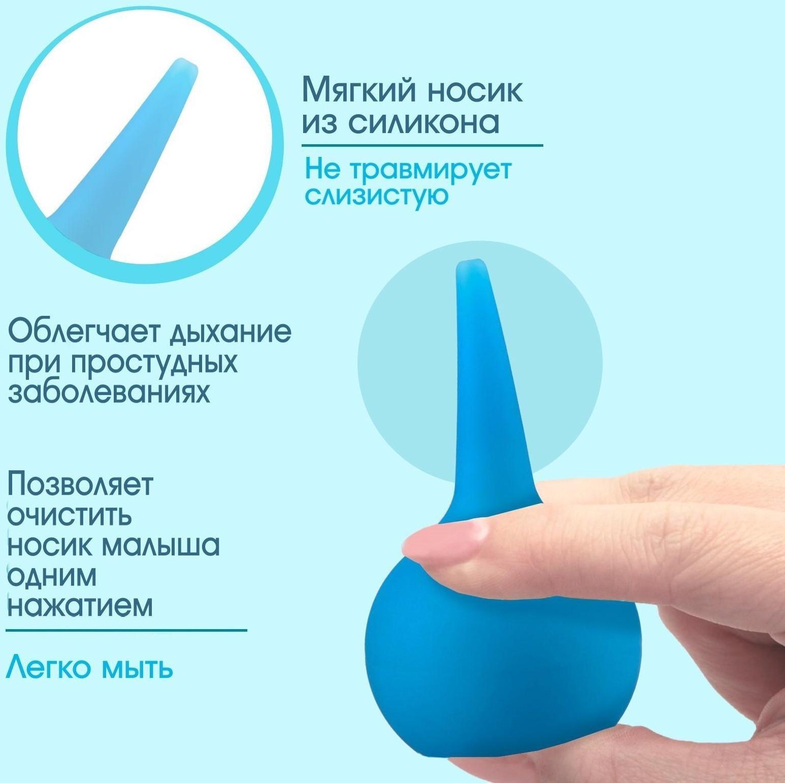 Детский назальный аспиратор - спринцовка, 90 мл., Тип А-3