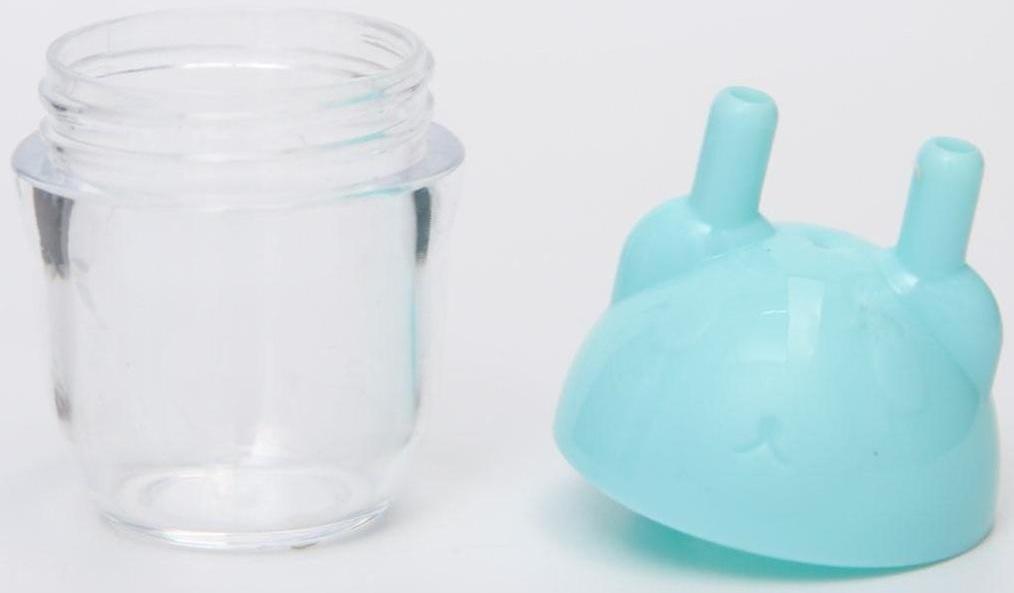 Детский назальный аспиратор с отводной трубкой «Мишка», цвет голубой