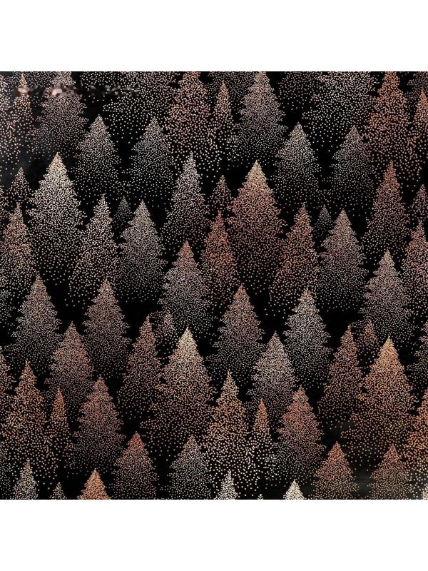 Бумага упаковочная глянцевая двусторонняя «Чудесного Нового года», 70 × 100 см