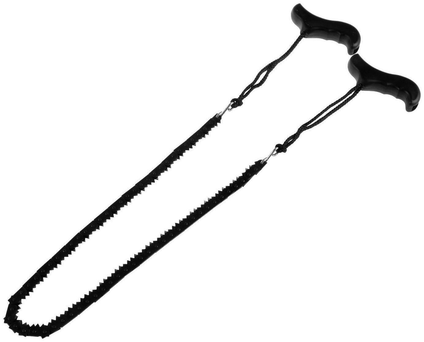 Пила ручная цепная ТУНДРА, карманная, походная, чехол-кобура, 5 TPI, 1000 мм