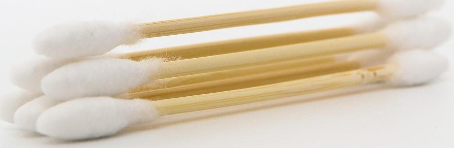 Ватные палочки, коробка 200 шт., деревянные