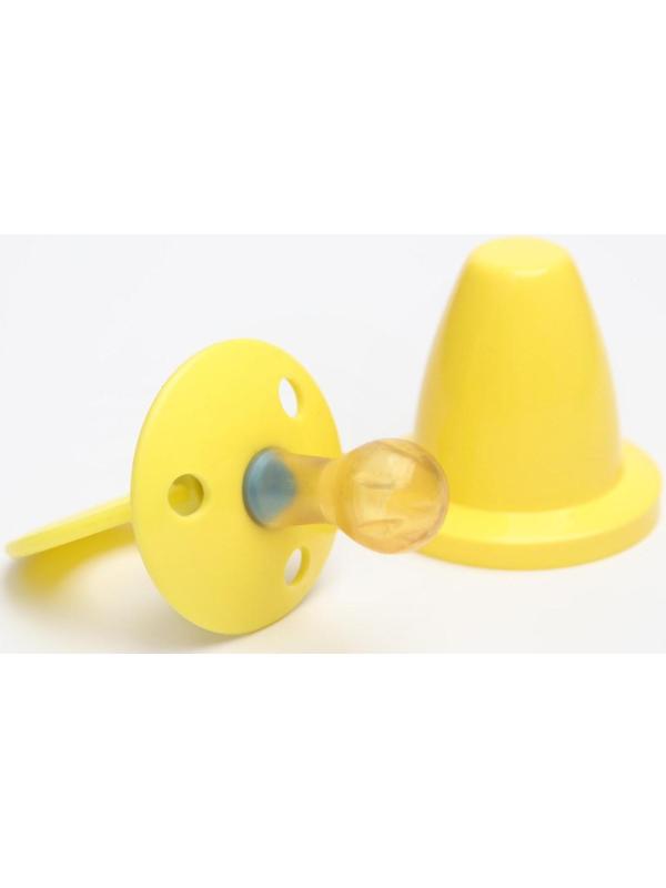 Соска-пустышка «Лакомка» с колпачком, латексная, цвет МИКС от 0 мес.