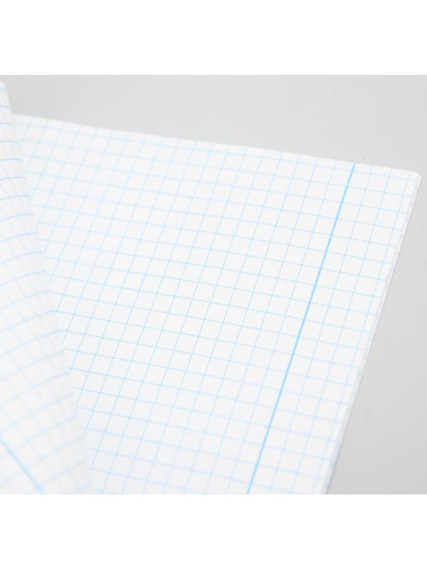 Тетрадь 48 листов в клетку, картонная обложка «Минни Маус. Лама» / 1 шт.