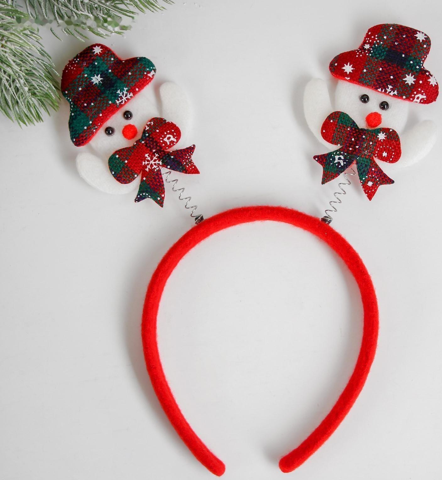 Карнавальный ободок «Снеговик»