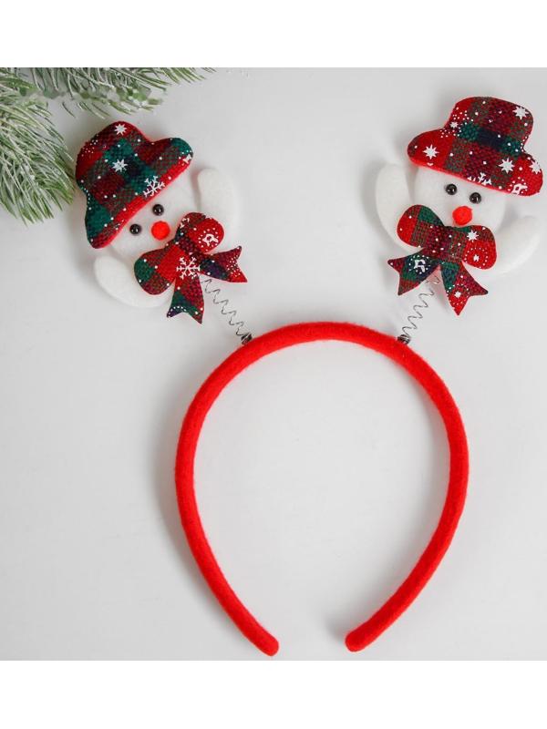 Карнавальный ободок «Снеговик»