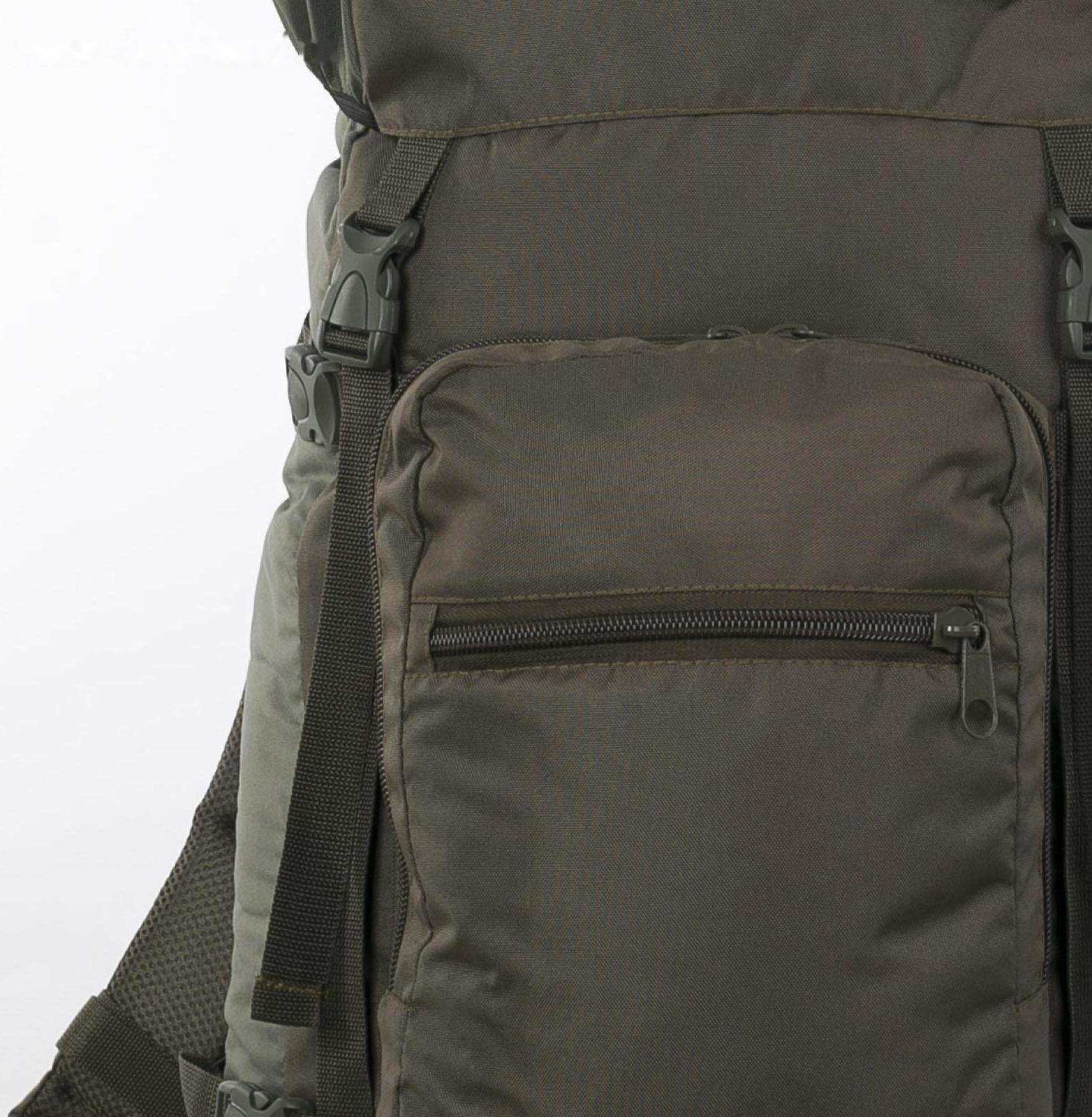 Рюкзак туристический, 70 л, отдел на шнурке, наружный карман, цвет олива