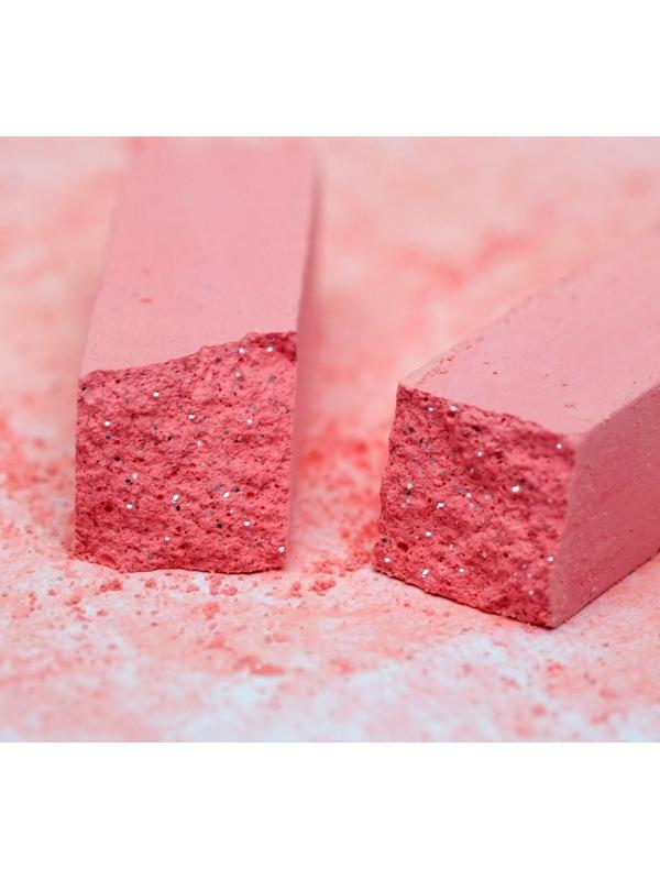 Набор мелков для волос с блёстками, 6 шт. Цвета: бордовый, ярко-синий, красный, чёрный, оранжево-желтый, лимонный