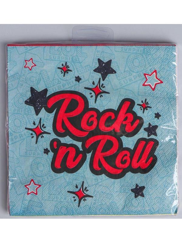 Салфетки бумажные «Кукла LOL», набор 12 шт., 33х33 см