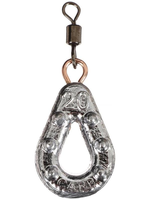 Груз «Капля карп» с вертлюгом, 20 г.