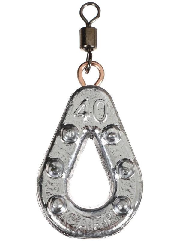 Груз Капля Карп Ухо + вертлюг YUGANA, 40 гр.