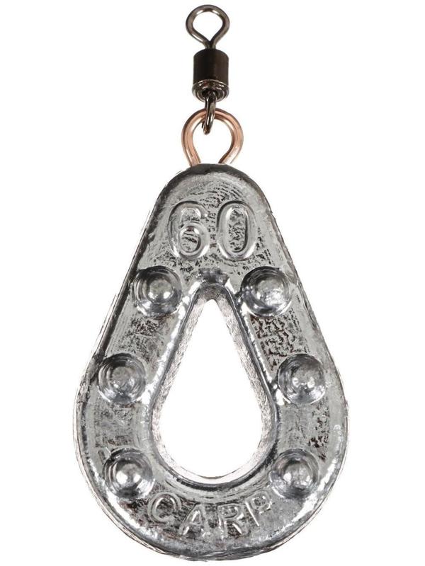 Груз Капля Карп Ухо + вертлюг YUGANA, 60 гр.