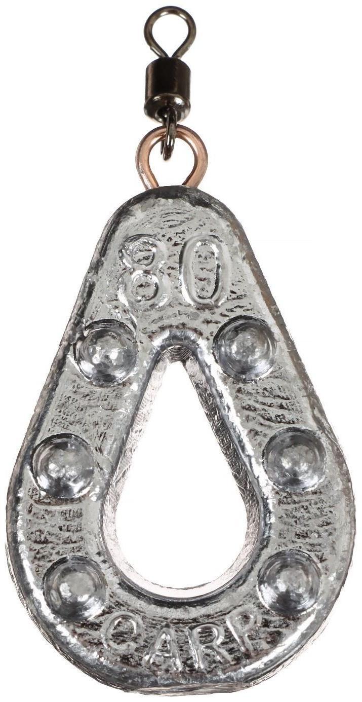 Груз Капля Карп Ухо + вертлюг YUGANA, 80 гр.