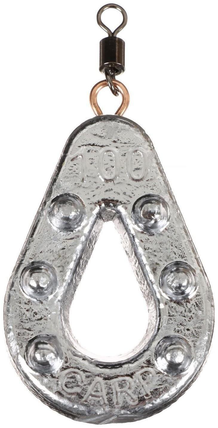 Груз Капля Карп Ухо + вертлюг YUGANA, 100 гр.