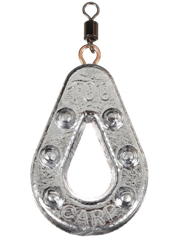 Груз Капля Карп Ухо + вертлюг YUGANA, 100 гр.