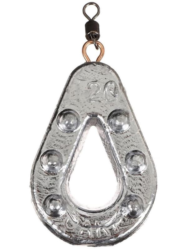 Груз Капля Карп Ухо + вертлюг YUGANA, 120 гр.