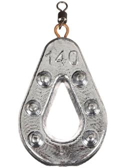 Груз Капля Карп Ухо + вертлюг YUGANA, 140 гр.