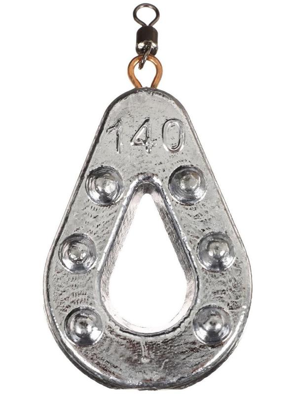 Груз Капля Карп Ухо + вертлюг YUGANA, 140 гр.