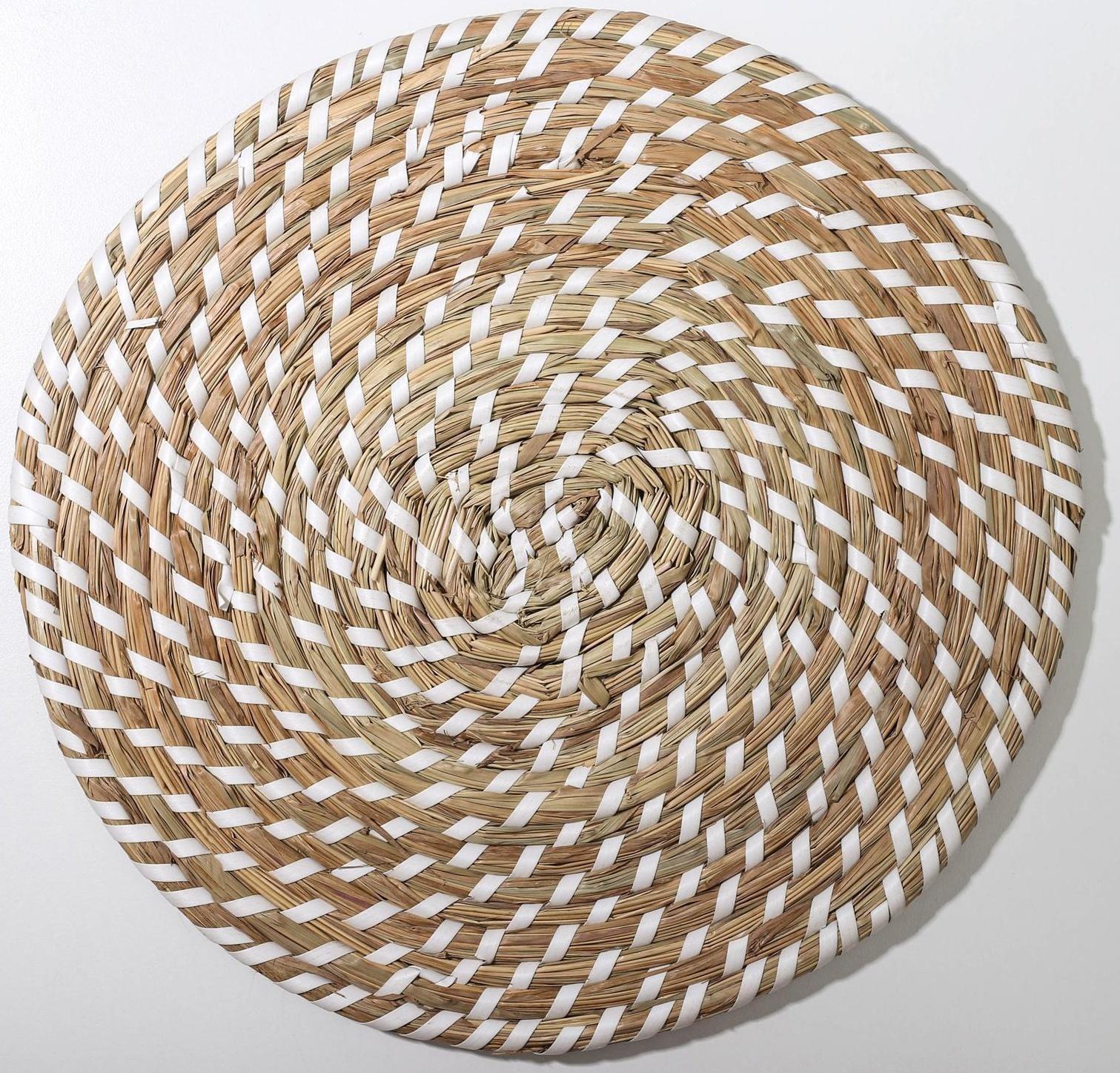 Салфетка сервировочная на стол Доляна «Солнце», d=30 см, цвет белый