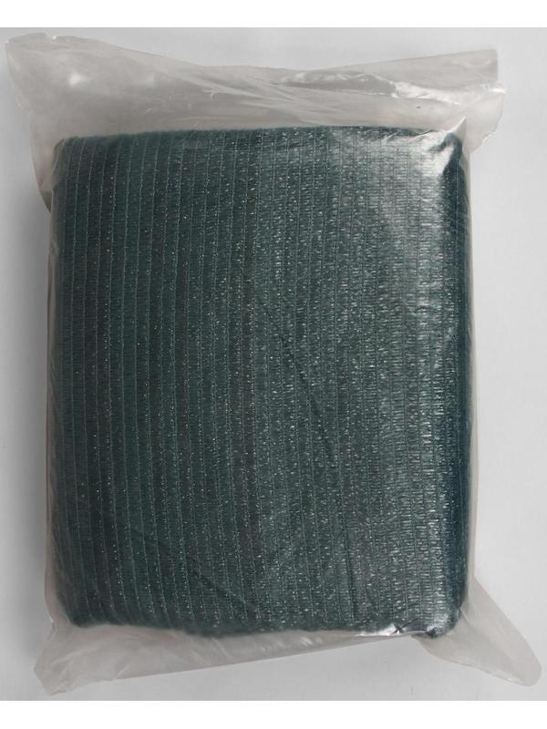 Сетка затеняющая, 10 × 3 м, плотность 55 г/м², зелёная, в наборе 27 клипс