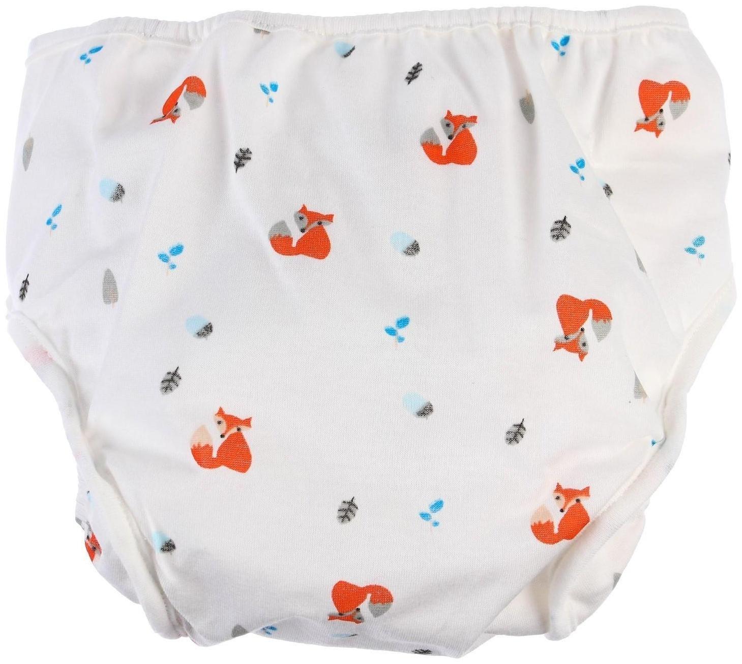 Многоразовый подгузник «Лисички», размер L