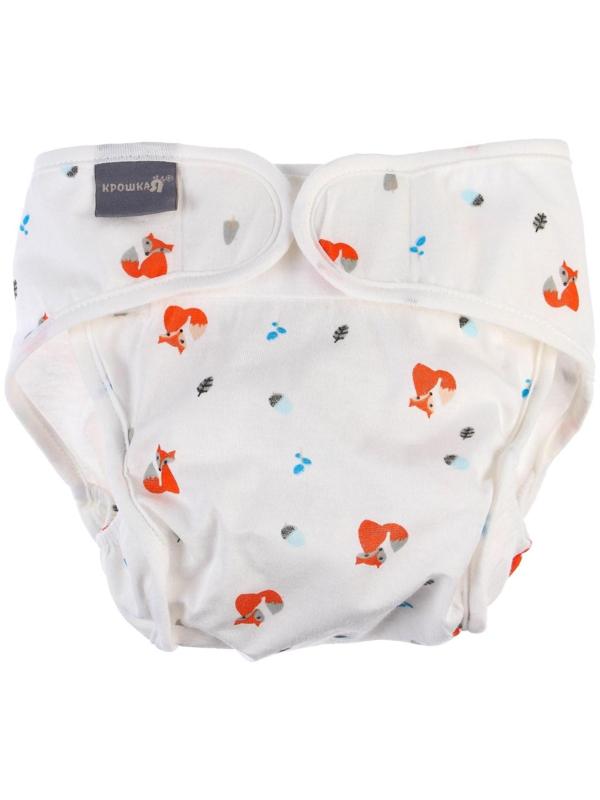 Многоразовый подгузник «Лисички», размер L