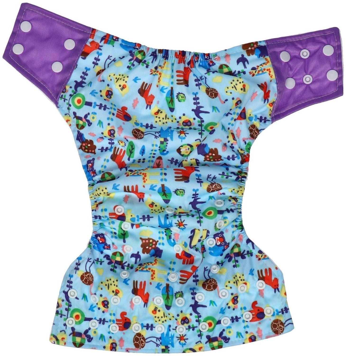 Многоразовый подгузник «Животные»