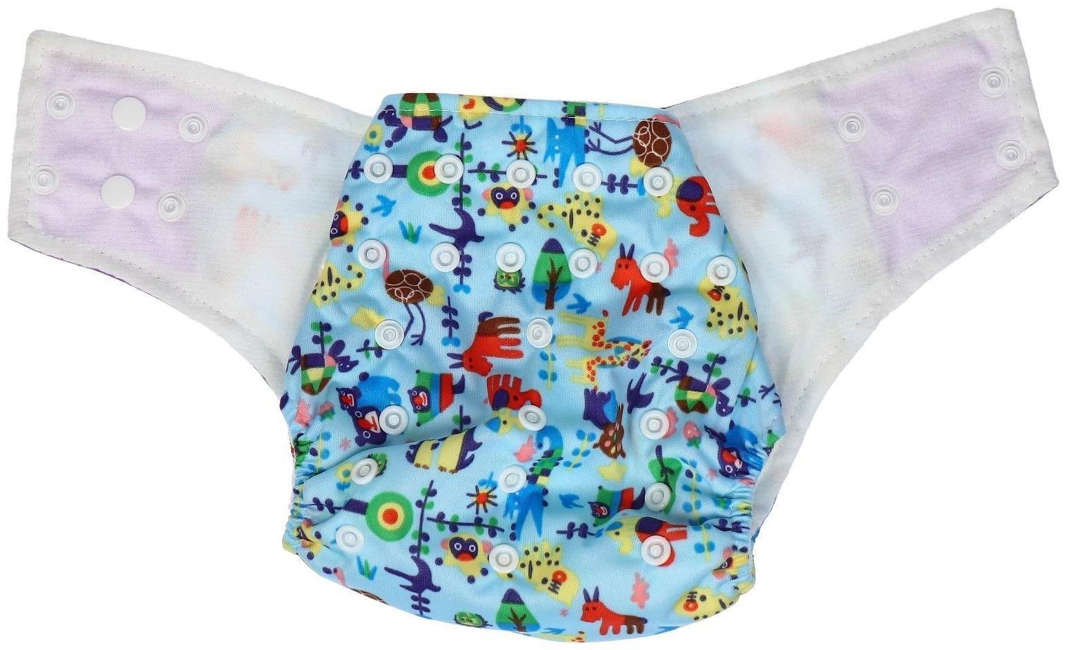 Многоразовый подгузник «Животные»