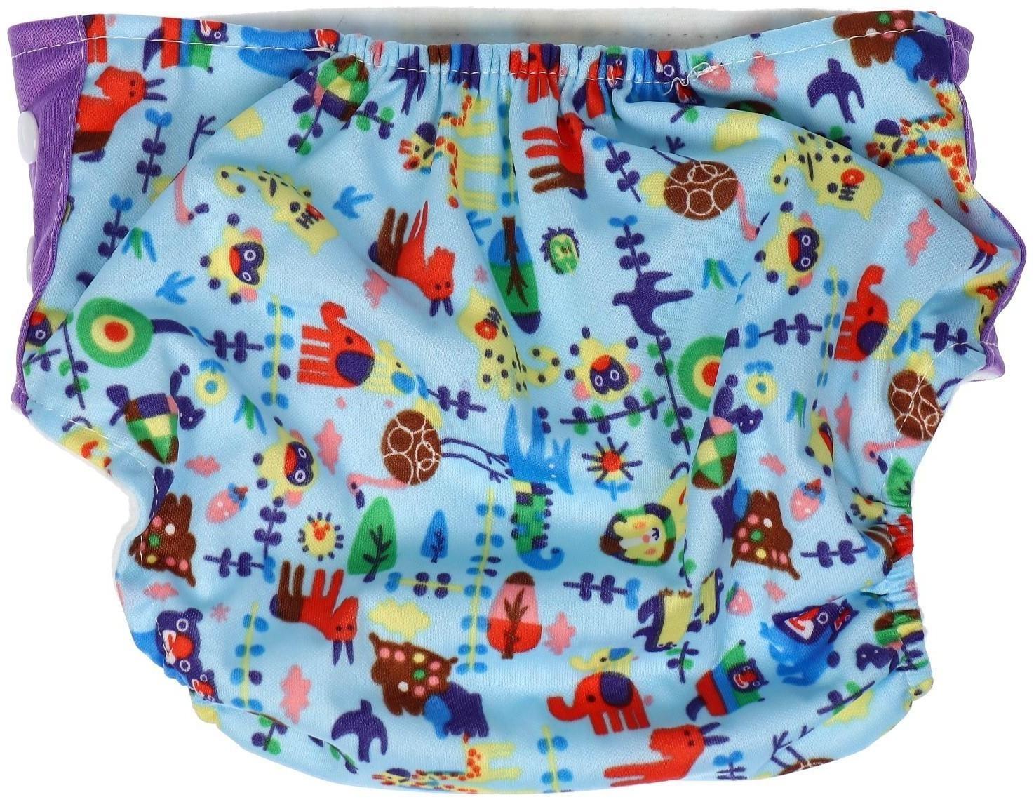 Многоразовый подгузник «Животные»