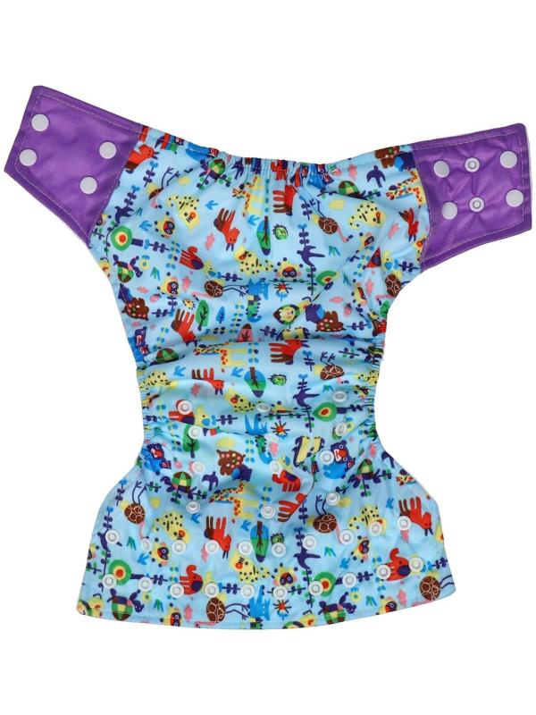 Многоразовый подгузник «Животные»