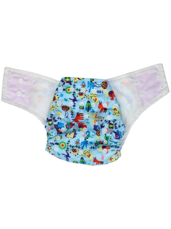 Многоразовый подгузник «Животные»