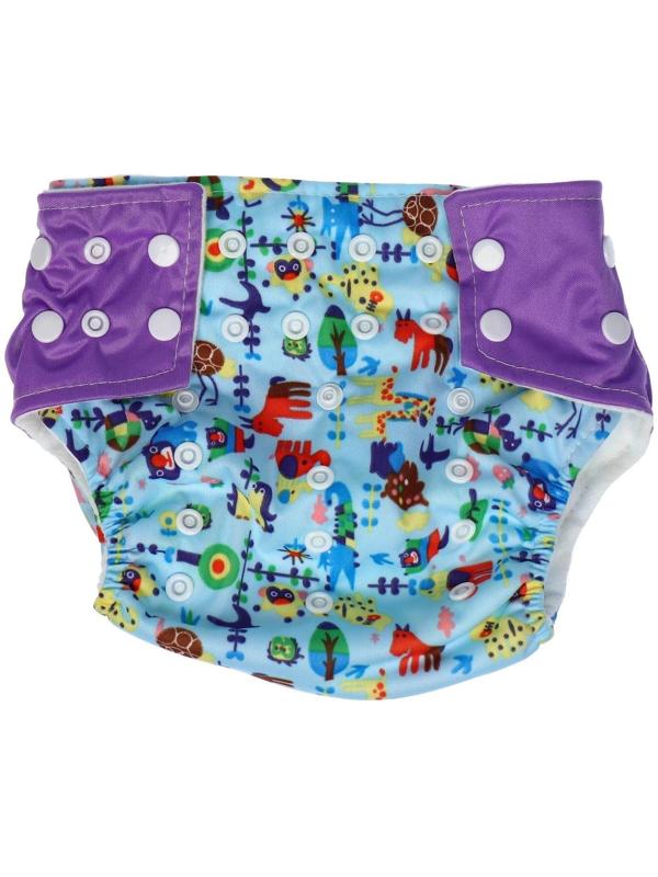 Многоразовый подгузник «Животные»