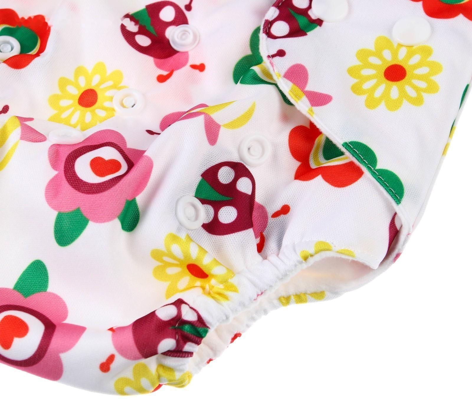 Многоразовый подгузник + 1 вкладыш в комплекте «Бабочки»