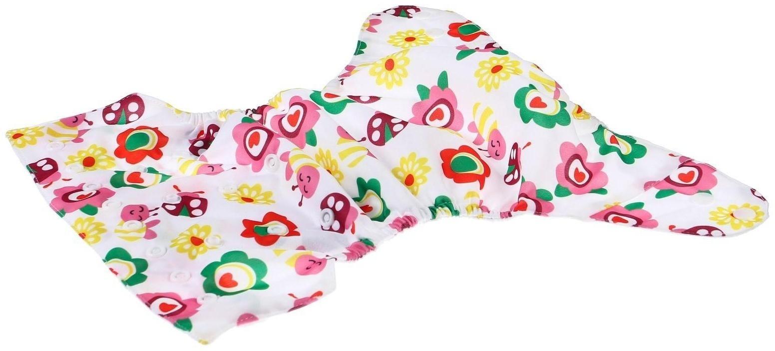 Многоразовый подгузник + 1 вкладыш в комплекте «Бабочки»