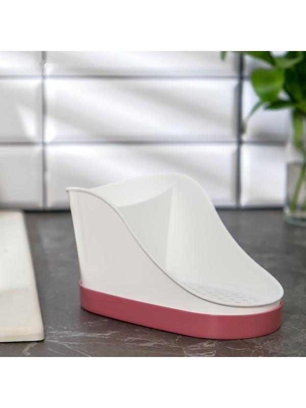 Подставка для моющих средств, цвет ягодный