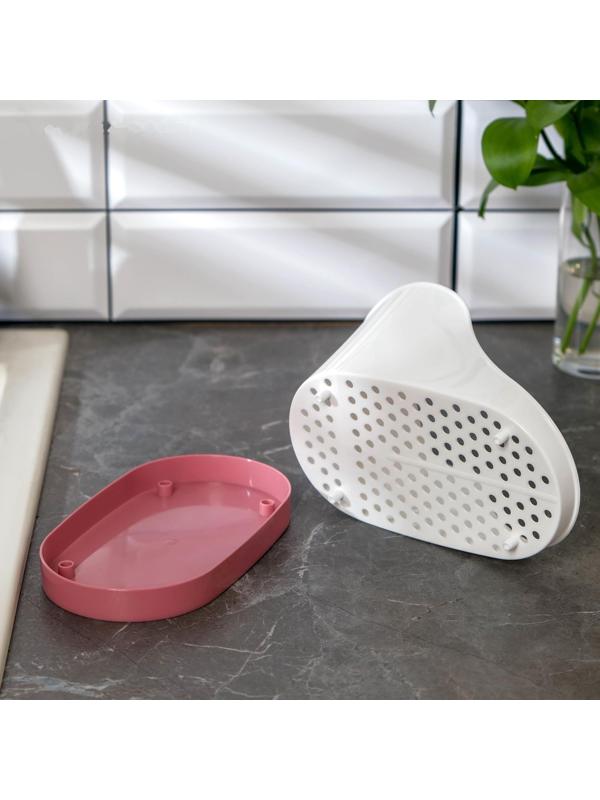 Подставка для моющих средств, цвет ягодный