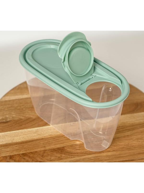 Ёмкость для сыпучих продуктов, 900 мл, цвет фисташковый