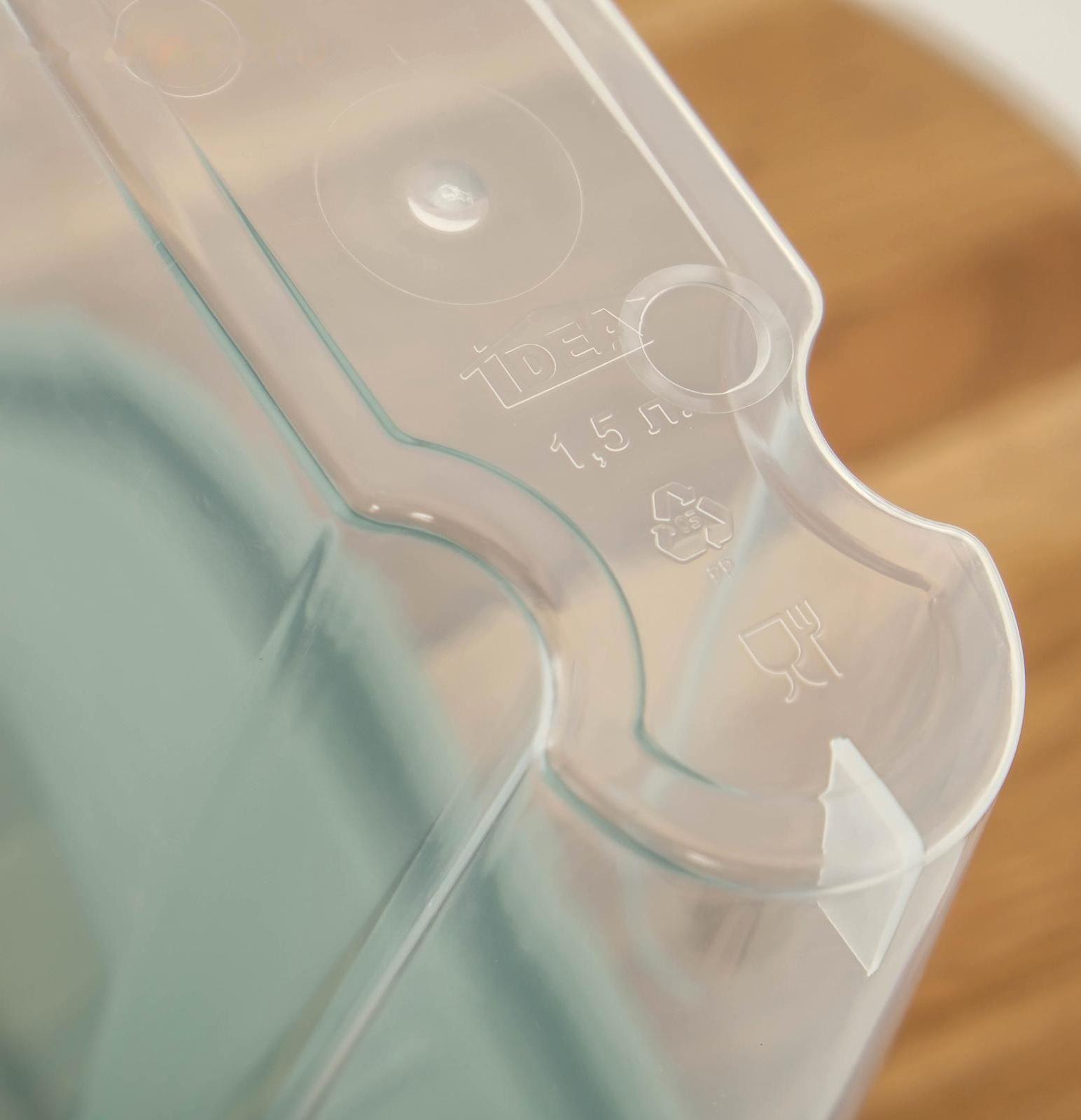 Ёмкость для сыпучих продуктов, 1,5 л, цвет фисташковый