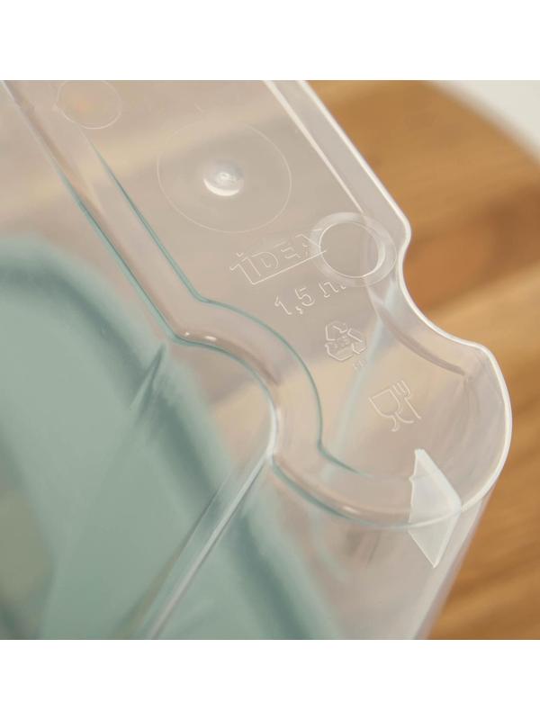 Ёмкость для сыпучих продуктов, 1,5 л, цвет фисташковый