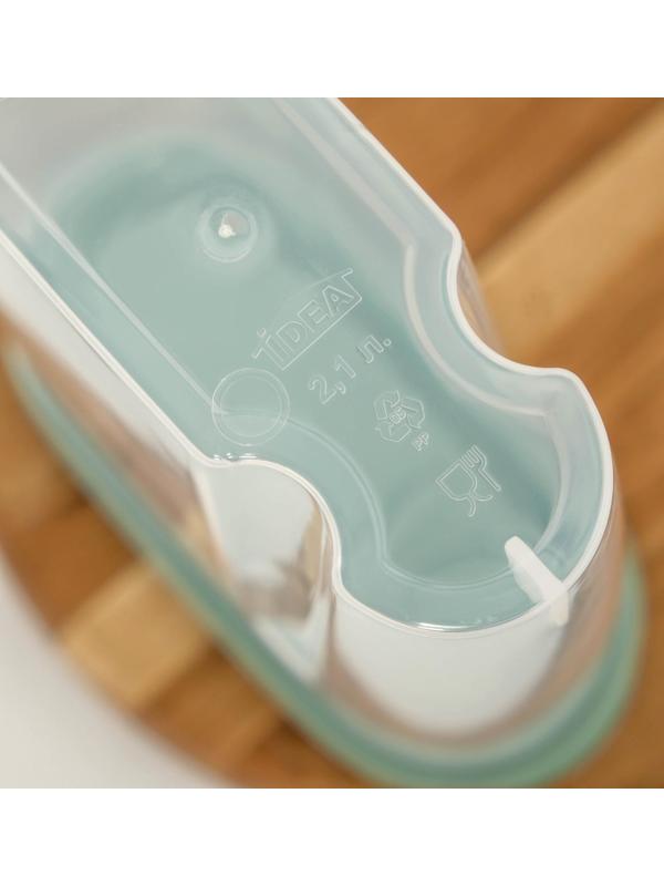 Ёмкость для сыпучих продуктов, 2,1 л, цвет фисташковый