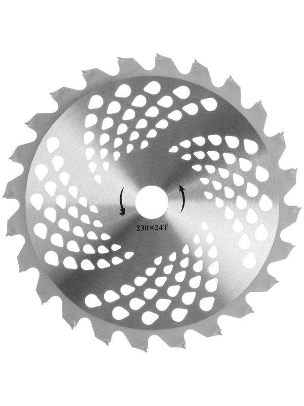 Нож для триммера ТУНДРА, 230 х 25.4 мм, 24 зуба