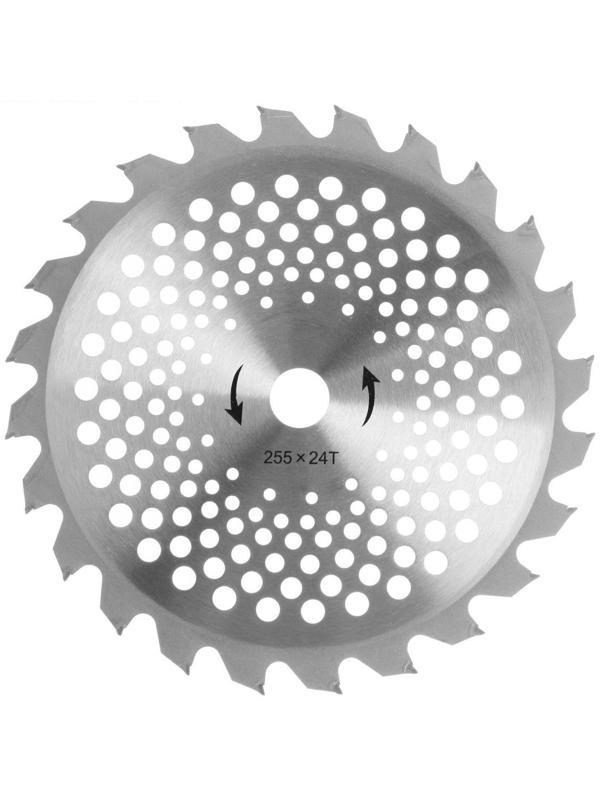 Нож для триммера ТУНДРА, 255 х 25.4 мм, 24 зуба