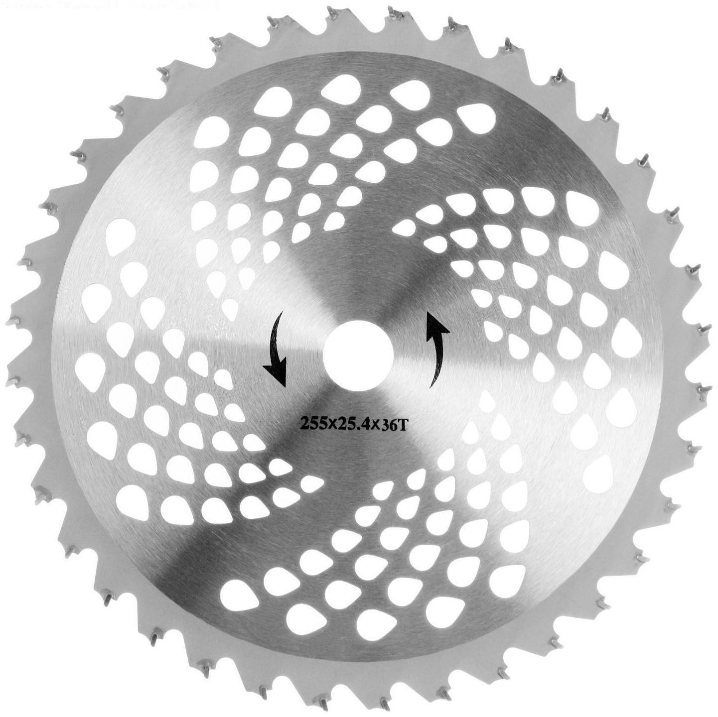 Нож для триммера ТУНДРА, 255 х 25.4 мм, 36 зубьев
