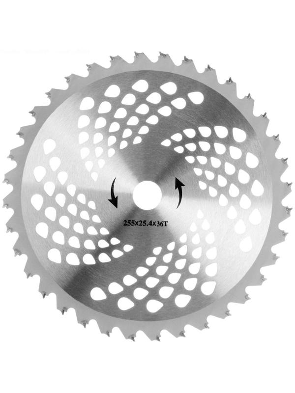 Нож для триммера ТУНДРА, 255 х 25.4 мм, 36 зубьев