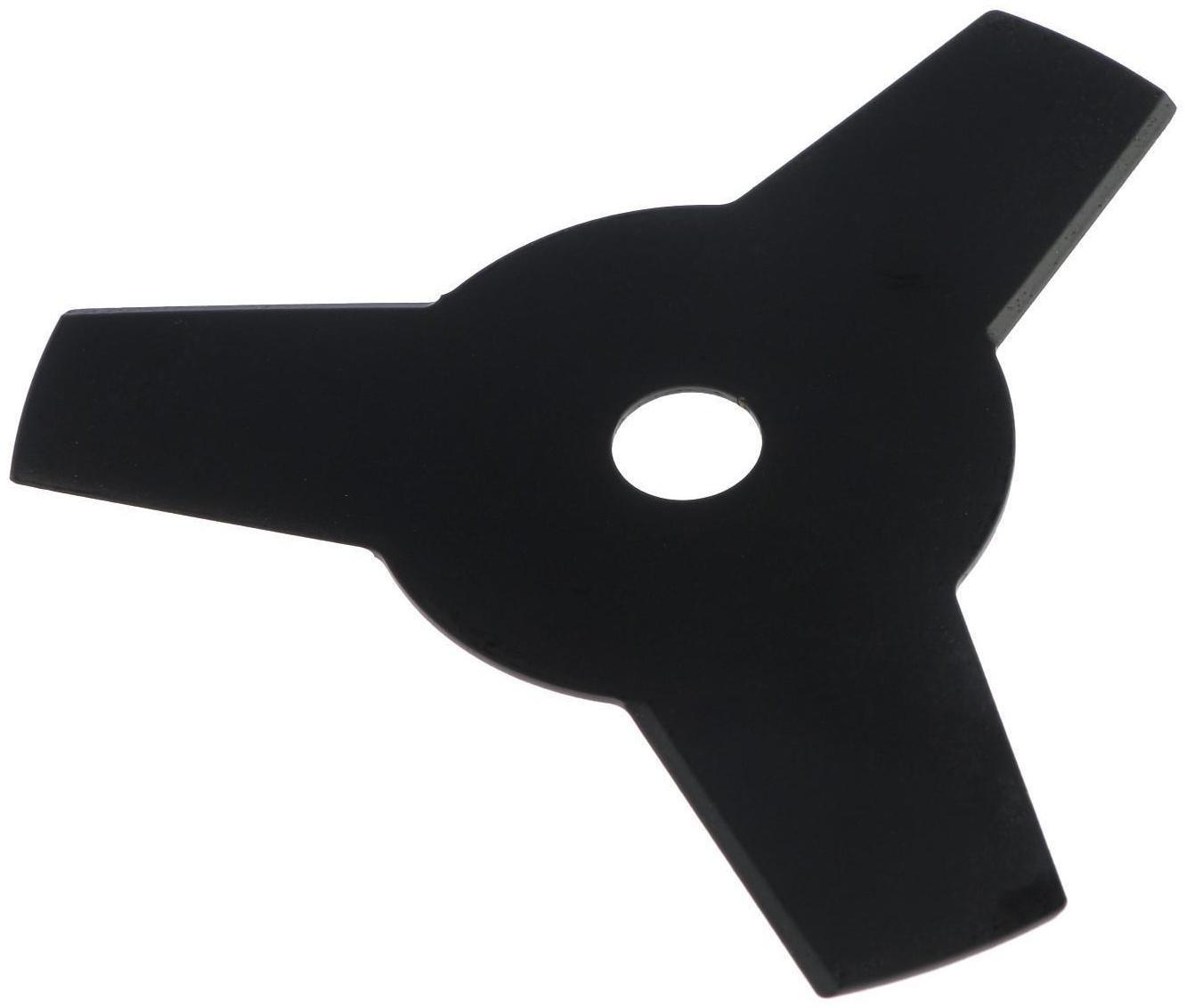 Нож для триммера ТУНДРА, трехлучевой, 230 х 25.4 х 1.4 мм