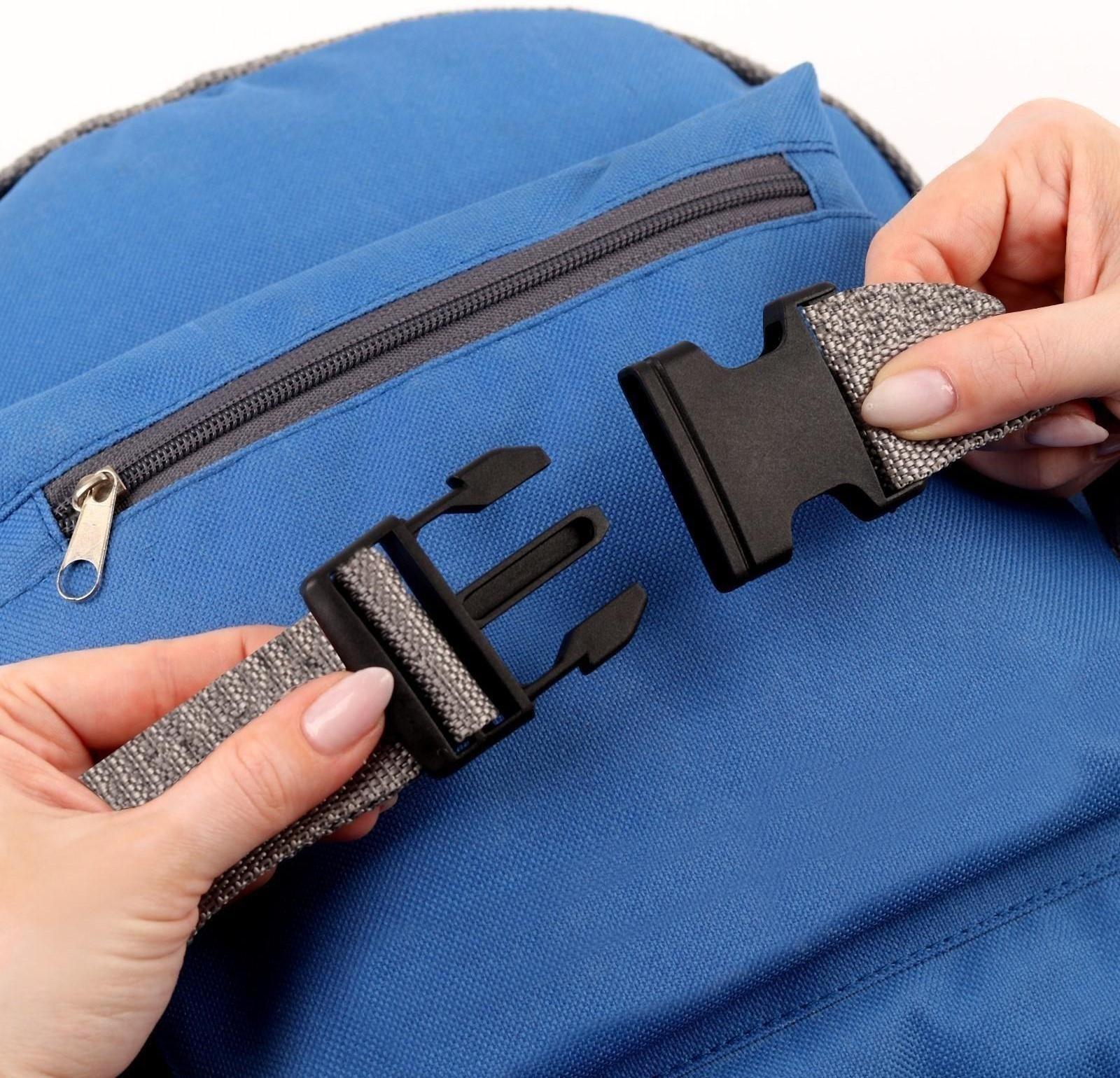 Фастекс 38 мм, нагрузка до 15 кг, 10 шт, цвет чёрный