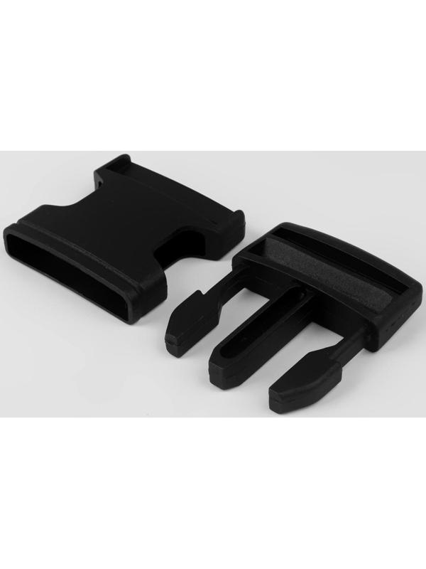 Фастекс 38 мм, нагрузка до 15 кг, 10 шт, цвет чёрный