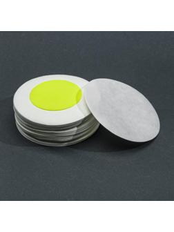 Фильтры d 90 мм, жёлтая лента, марка ФОБ,  очень быстрой фильтрации, 100 шт