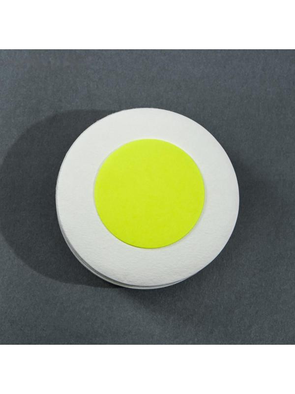 Фильтры d 90 мм, жёлтая лента, марка ФОБ,  очень быстрой фильтрации, 100 шт