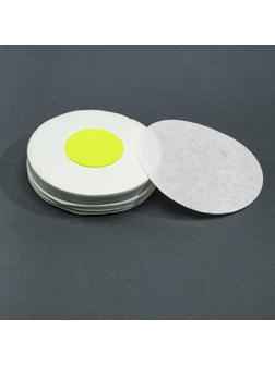 Фильтры d 125 мм, жёлтая лента, марка ФОБ,  очень быстрой фильтрации, 100 шт