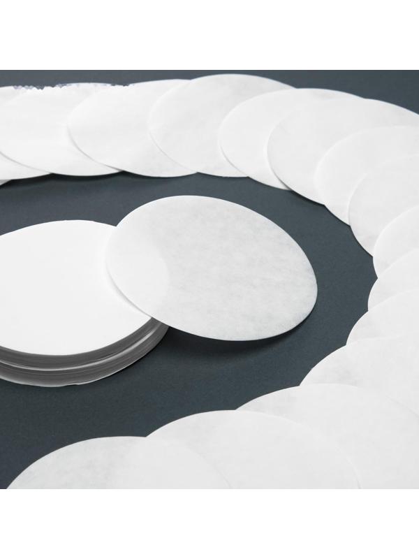 Фильтры d 90 мм, красная лента, марка ФБ,  быстрой фильтрации, набор 100 шт